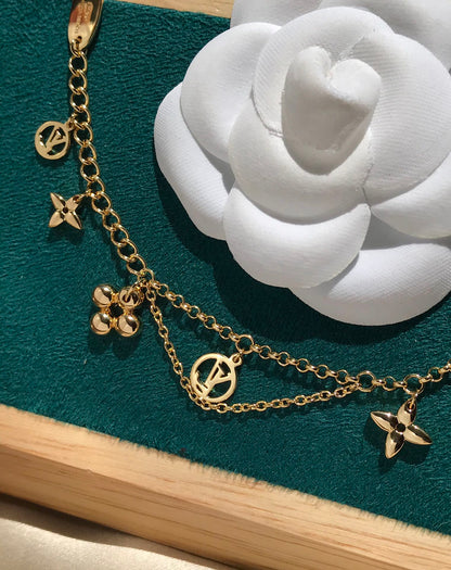 [⭐Mirelle]BLOOMING PINK GOLD MOP BRACELET