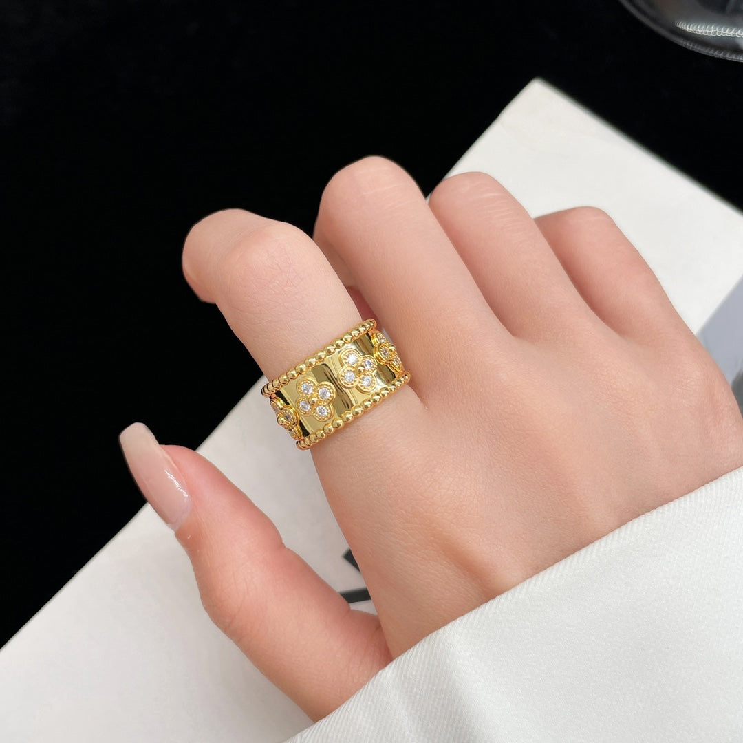 [⭐Mirelle]PERLEE DIAMOND LARGE RING