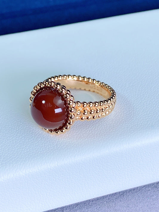 [⭐Mirelle]PERLEE COULEURS ROSE GOLD RING