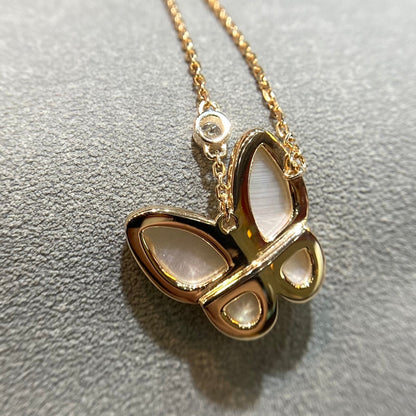[⭐Mirelle]BUTTERFLY MOP DIAMOND NECKLACE