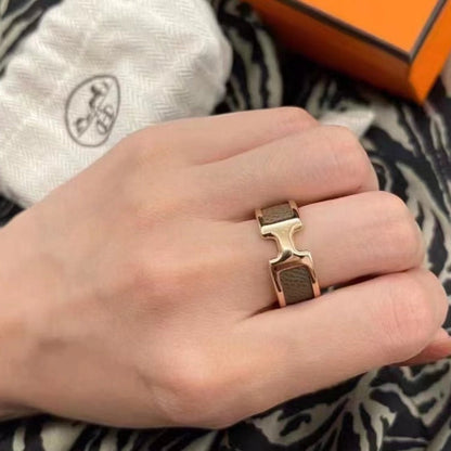 [⭐Mirelle]OLYMPE PINK GOLD RING