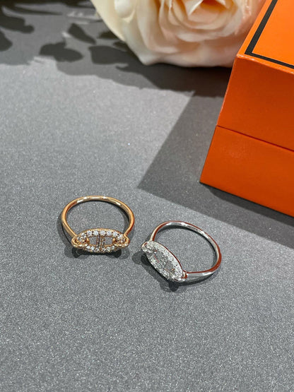 [⭐Mirelle]RONDE SMALL DIAMOND RING