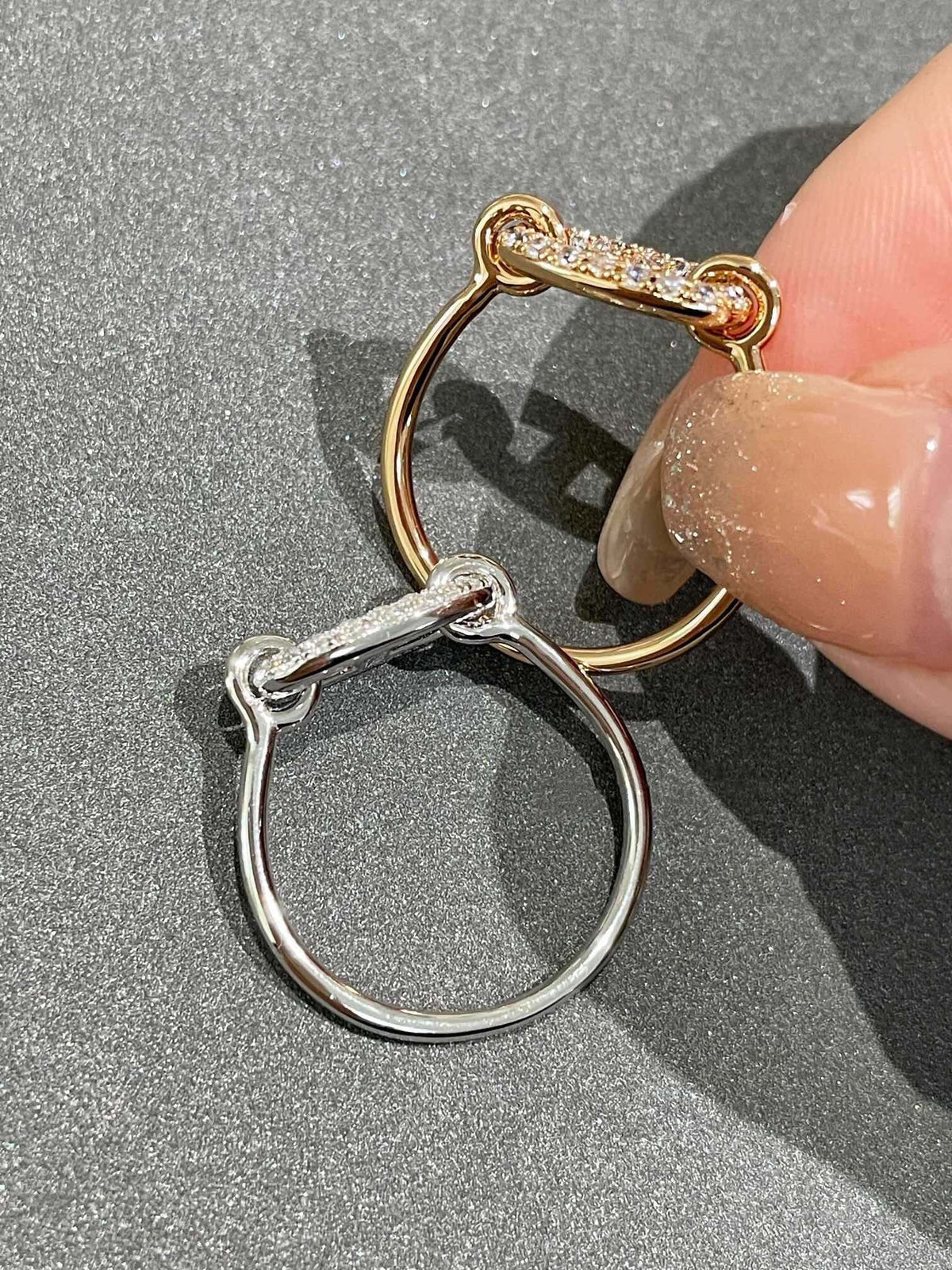 [⭐Mirelle]RONDE SMALL DIAMOND RING