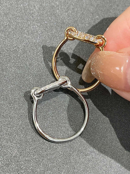[⭐Mirelle]RONDE SMALL DIAMOND RING