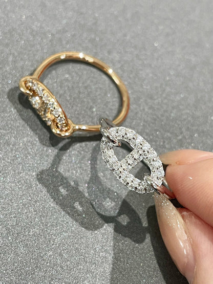 [⭐Mirelle]RONDE SMALL DIAMOND RING