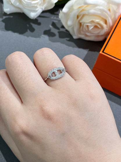 [⭐Mirelle]RONDE SMALL DIAMOND RING
