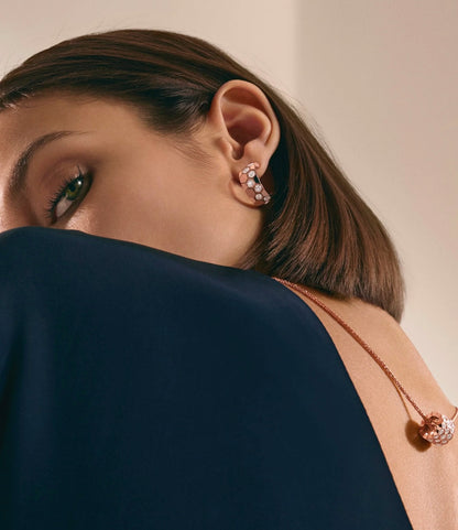 [⭐Mirelle]BEE LOVE DIAMOND HOOP EARRINGS