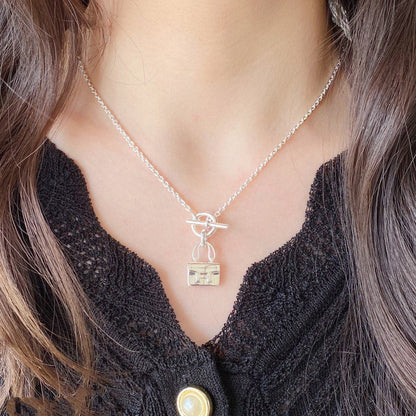 [⭐Mirelle]CONSTANCE PEDANT SILVER NECKLACE