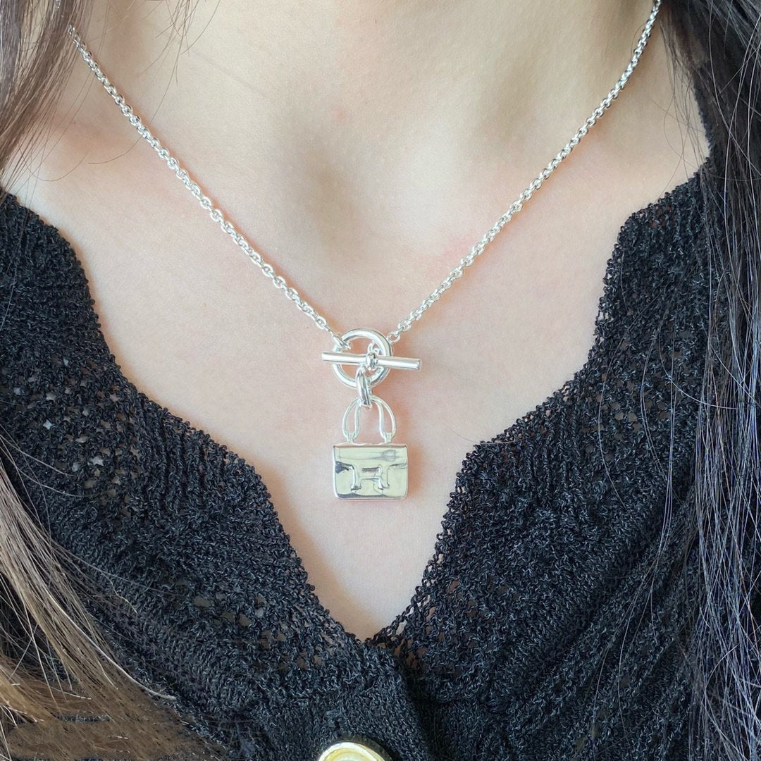 [⭐Mirelle]CONSTANCE PEDANT SILVER NECKLACE