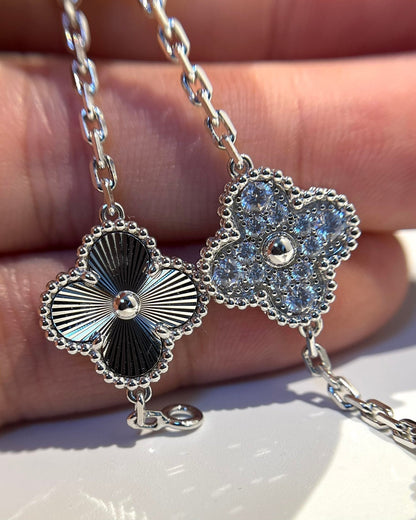 [⭐Mirelle] CLOVER 5 MOTIF LASER BRACELET COLLECTION