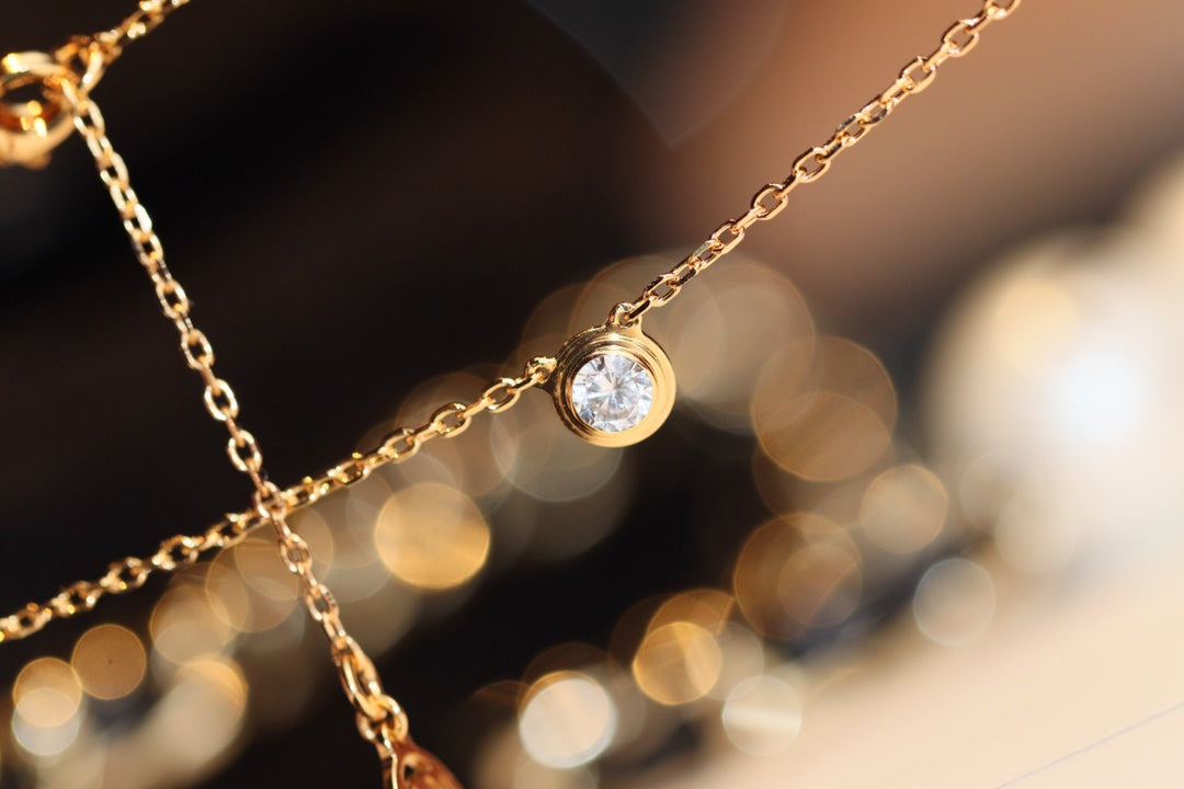 [⭐Mirelle]DAMOUR DIAMOND NECKLACE