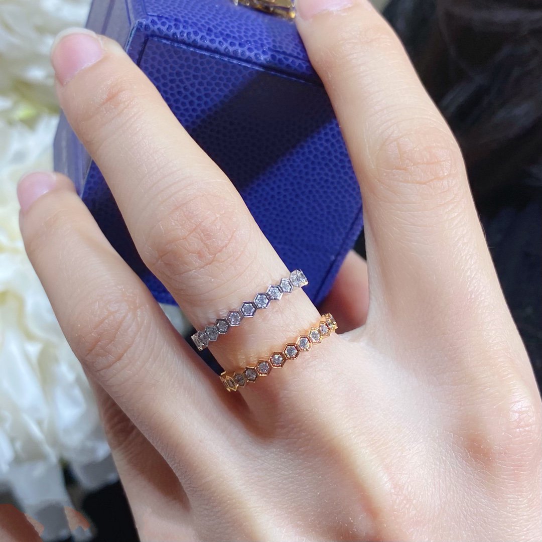 [⭐Mirelle]BEE LOVE DIAMOND PAVED SMALL RING