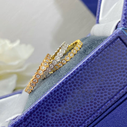 [⭐Mirelle]BEE LOVE DIAMOND PAVED SMALL RING