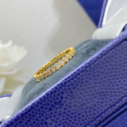 [⭐Mirelle]BEE LOVE DIAMOND PAVED SMALL RING