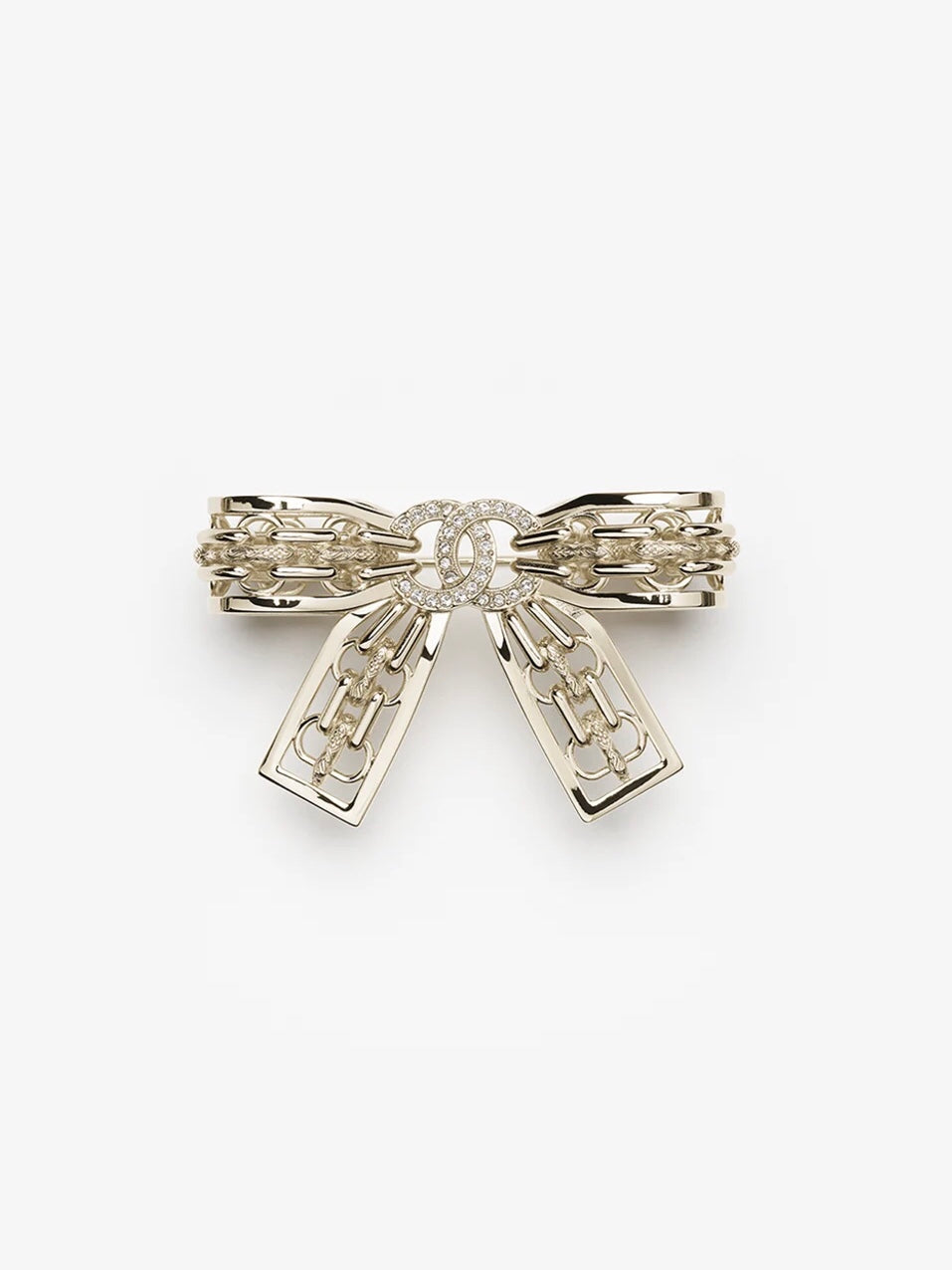 [⭐Mirelle]25K Hollow Bow Brooch