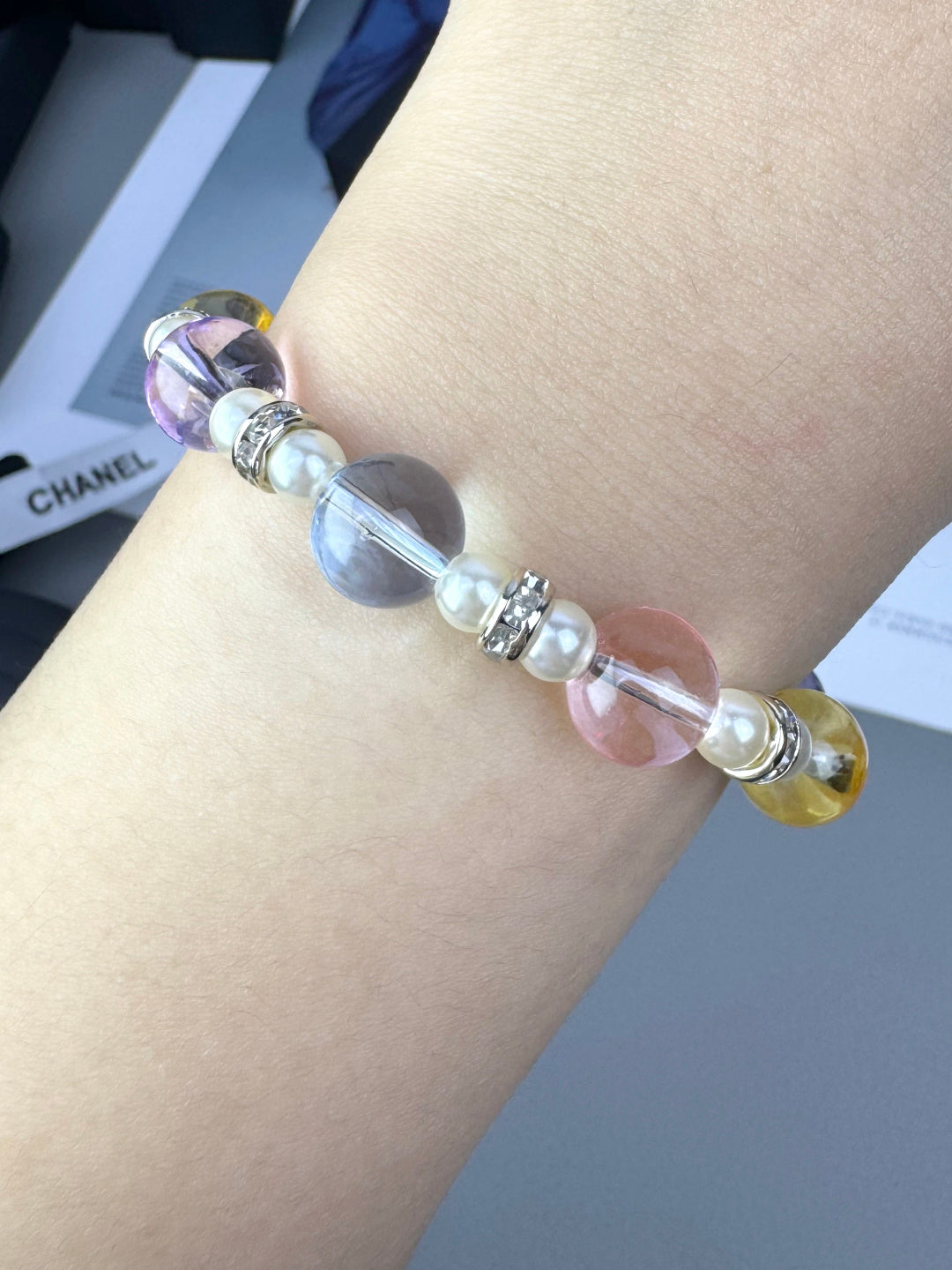 [⭐Mirelle]Colorful Transparent Resin Bracelet