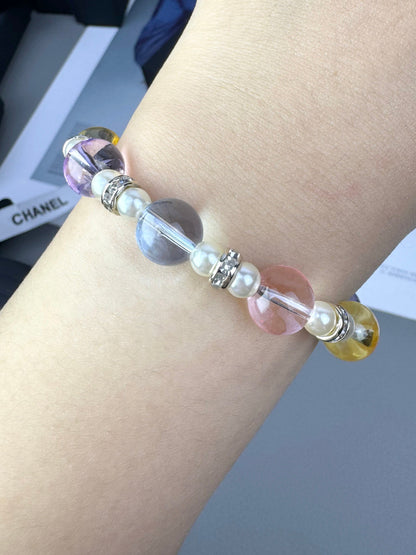 [⭐Mirelle]Colorful Transparent Resin Bracelet