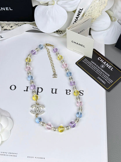 [⭐Mirelle]26C New Spring Collection Colorful Transparent Resin Necklace