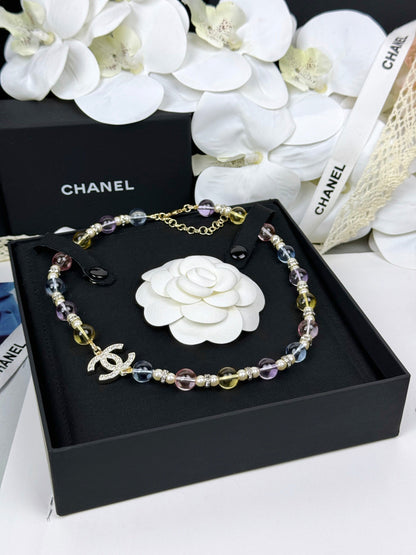 [⭐Mirelle]26C New Spring Collection Colorful Transparent Resin Necklace