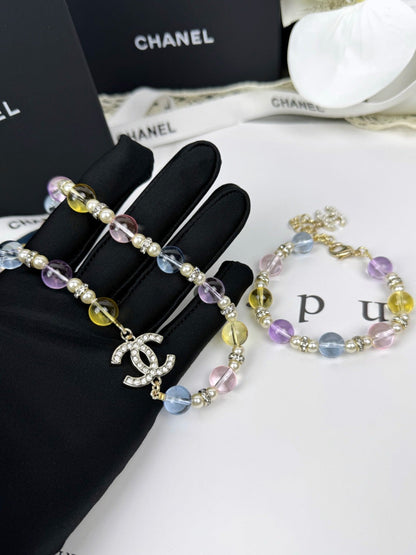 [⭐Mirelle]26C New Spring Collection Colorful Transparent Resin Necklace