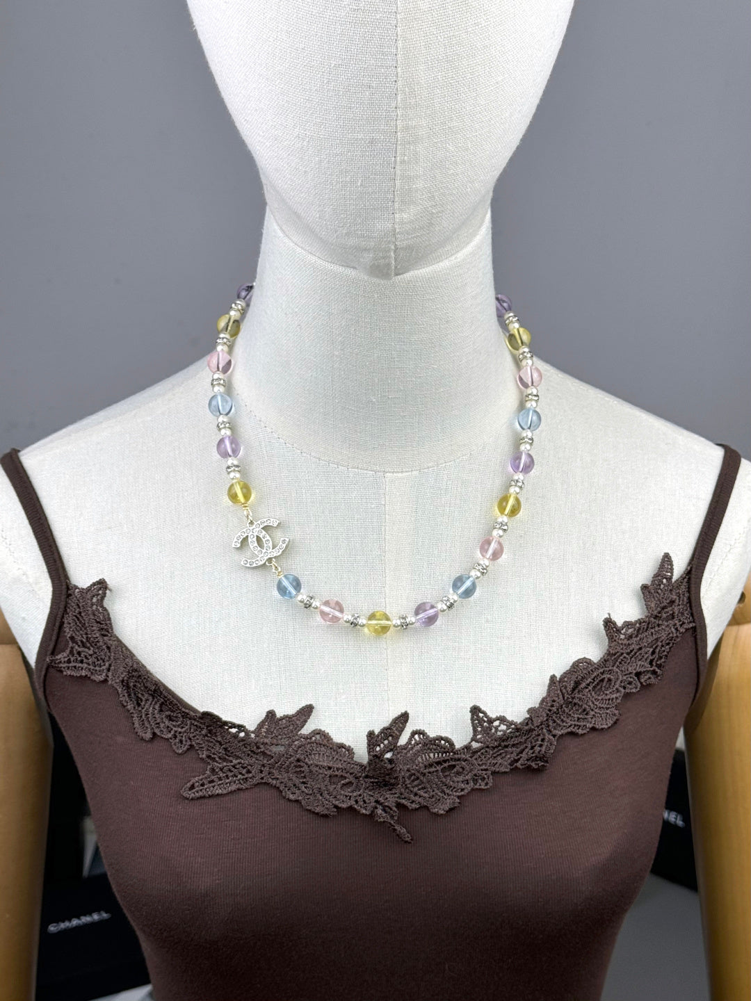 [⭐Mirelle]26C New Spring Collection Colorful Transparent Resin Necklace
