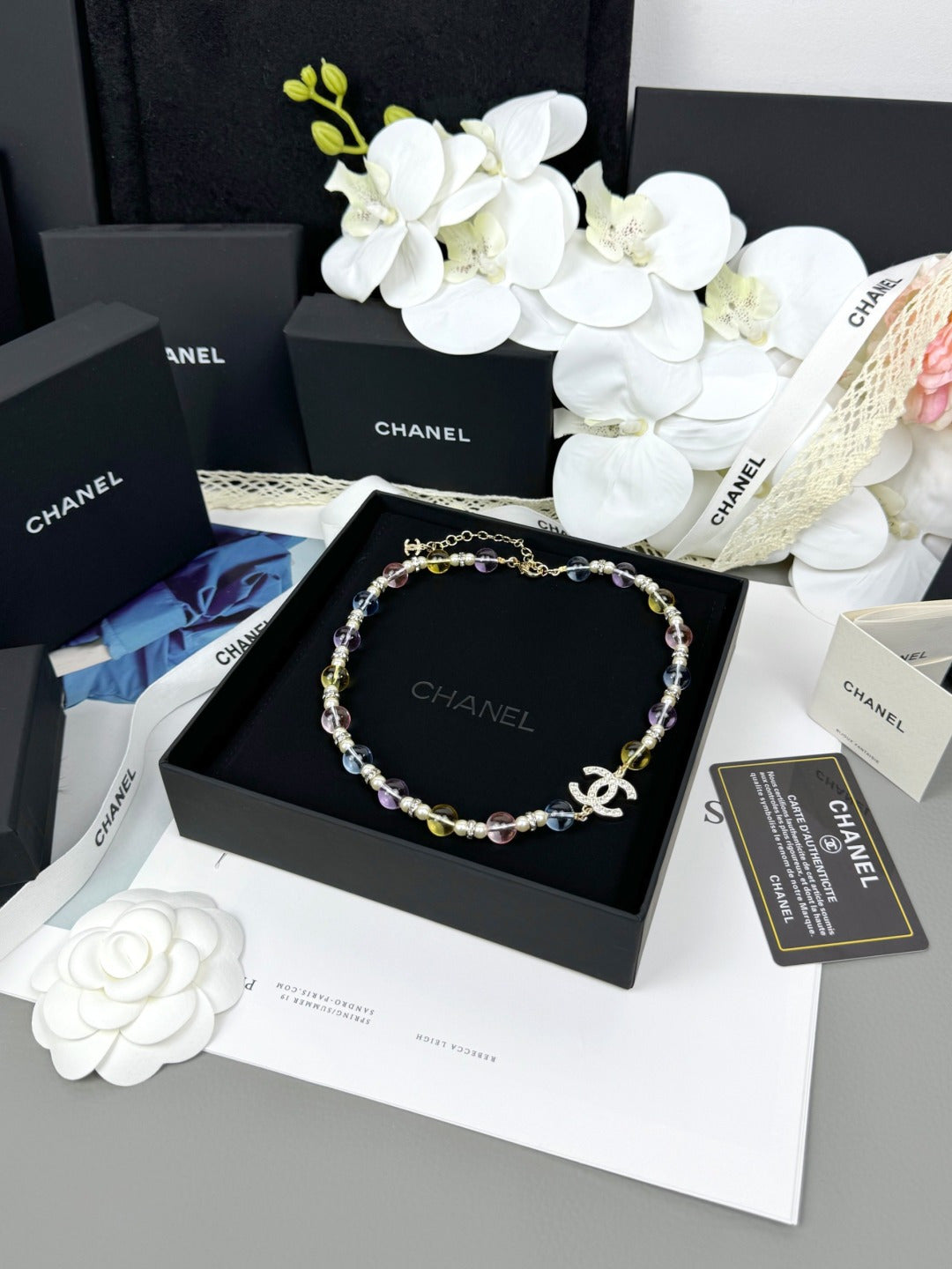 [⭐Mirelle]26C New Spring Collection Colorful Transparent Resin Necklace