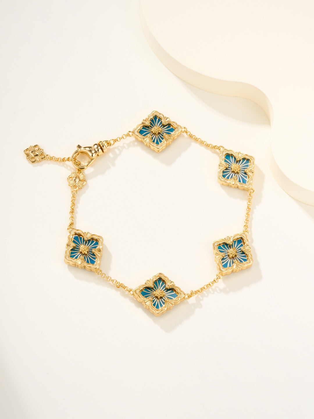 [⭐Mirelle]B.C.L ENAMELED Five-Flower Bracelet（Various Colors)