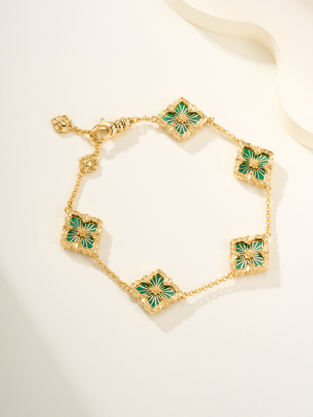 [⭐Mirelle]B.C.L ENAMELED Five-Flower Bracelet（Various Colors)
