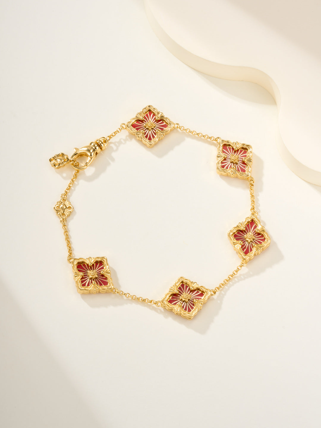 [⭐Mirelle]B.C.L ENAMELED Five-Flower Bracelet（Various Colors)