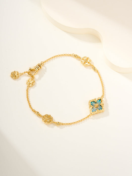 [⭐Mirelle]B.C.L ENAMELED One-Flower Bracelet（Various Colors)