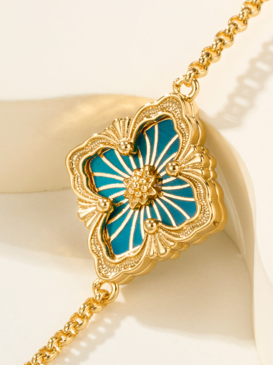 [⭐Mirelle]B.C.L ENAMELED One-Flower Bracelet（Various Colors)