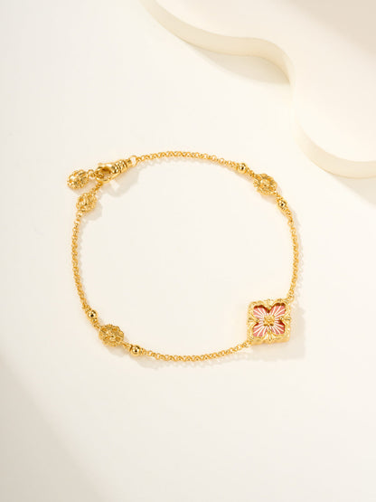 [⭐Mirelle]B.C.L ENAMELED One-Flower Bracelet（Various Colors)