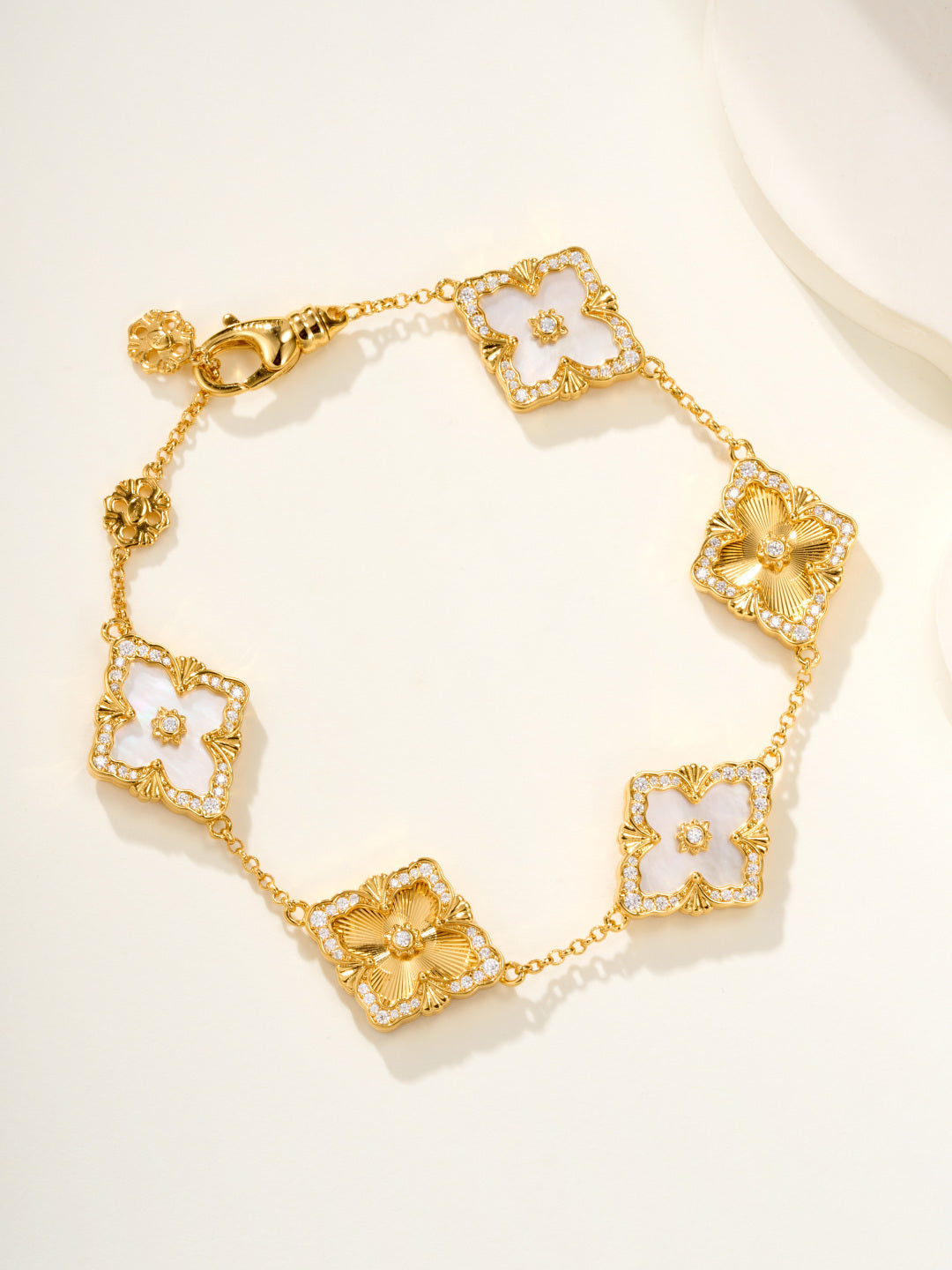 [⭐Mirelle]B.C.L ENAMELED Five-Flower Bracelet（Various Colors) BIG SIZE