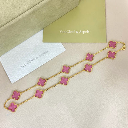 [⭐Mirelle]CLOVER 10 MOTIFS  NEW BUBBLE PINK ENAMEL