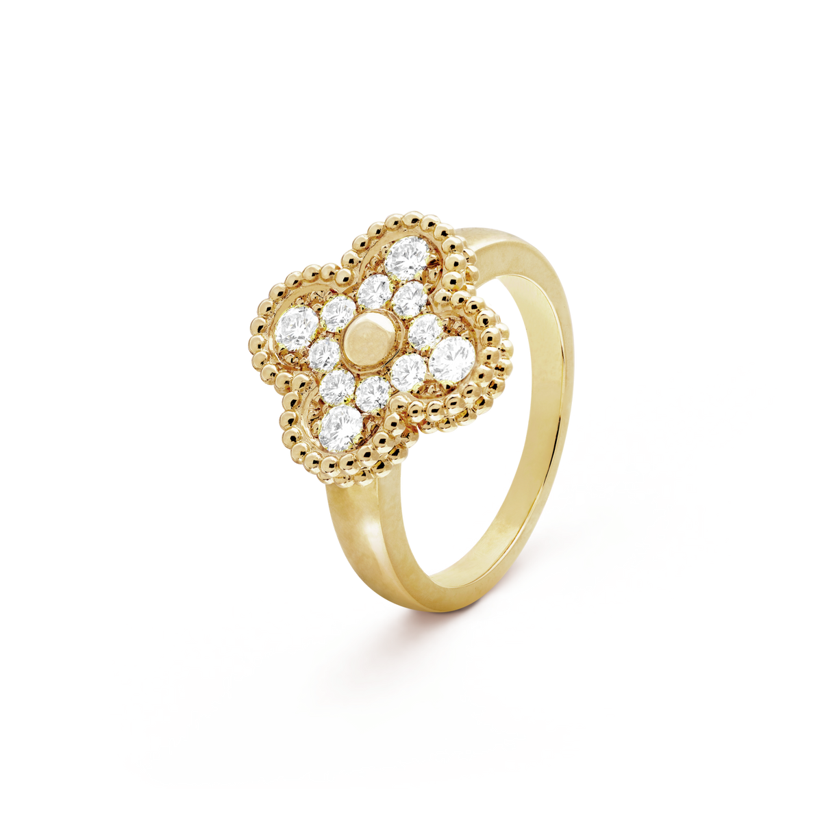 [⭐Mirelle]CLOVER DIAMOND RING