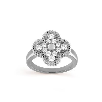 [⭐Mirelle]CLOVER DIAMOND RING