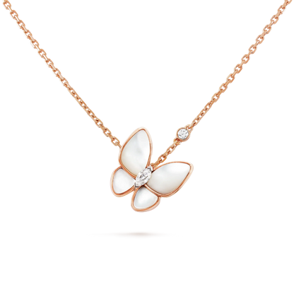 [⭐Mirelle]BUTTERFLY MOP DIAMOND NECKLACE