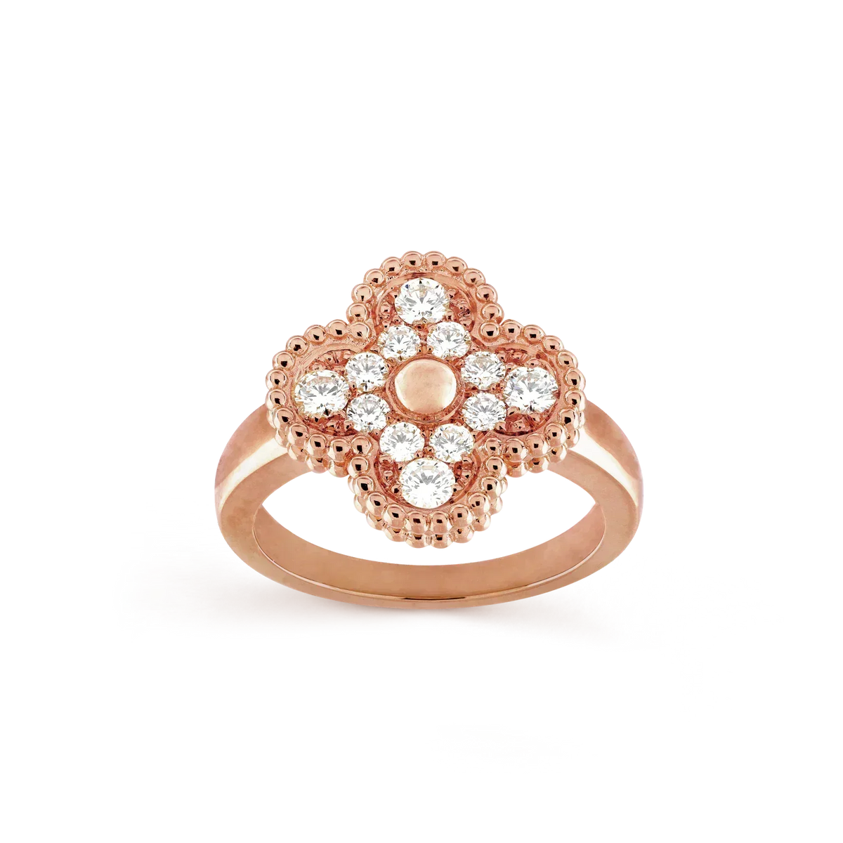 [⭐Mirelle]CLOVER DIAMOND RING
