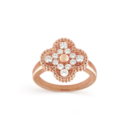 [⭐Mirelle]CLOVER DIAMOND RING