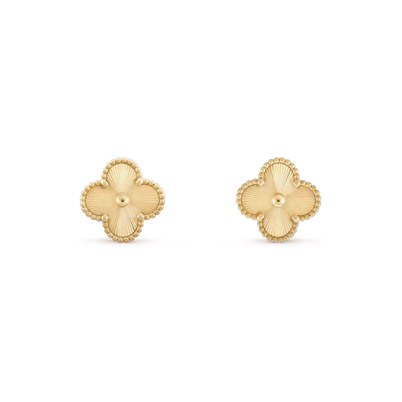 [⭐Mirelle]CLOVER MINI 9.5MM LASER EARRINGS