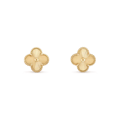 [⭐Mirelle]CLOVER MINI 9.5MM LASER EARRINGS