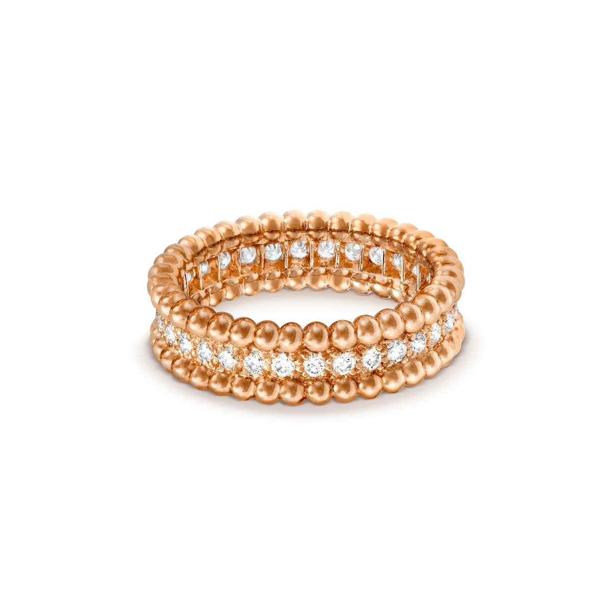 [⭐Mirelle]PERLEE DIAMOND ROSE GOLD RING