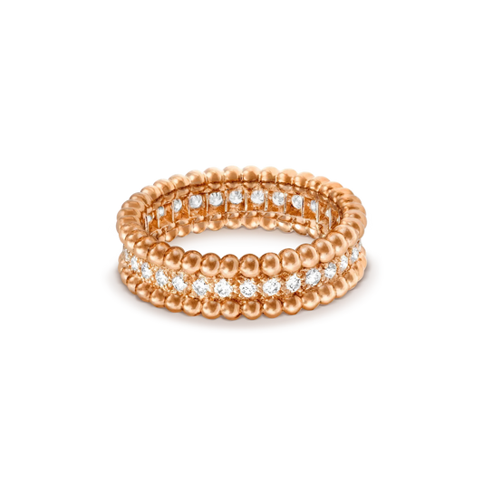 [⭐Mirelle]PERLEE DIAMOND ROSE GOLD RING