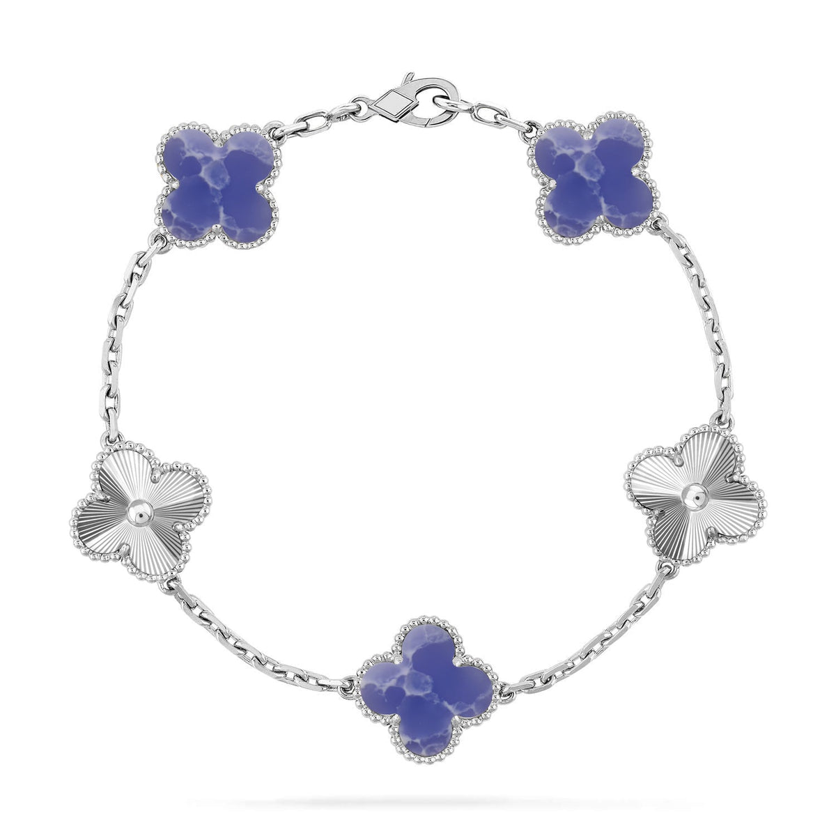 [⭐Mirelle]CLOVER 5 MOTIF BLUE VEINS BRACELET COLLECTION