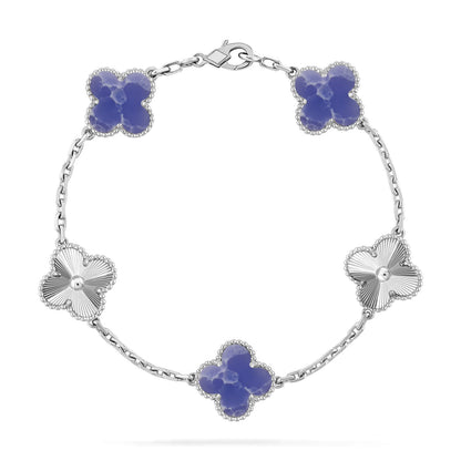 [⭐Mirelle]CLOVER 5 MOTIF BLUE VEINS BRACELET COLLECTION