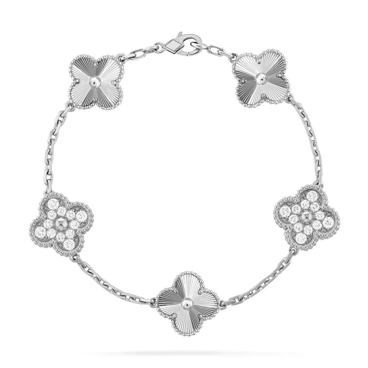 [⭐Mirelle] CLOVER 5 MOTIF LASER BRACELET COLLECTION