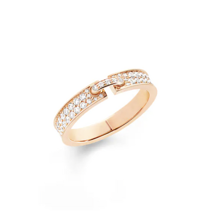[⭐Mirelle]ALLIANCE LIENS VIDENCE PAVED DIAMOND 4MM RING