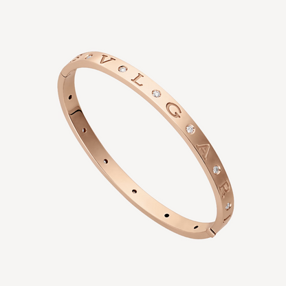 [⭐Mirelle]ZERO 1 PINK GOLD 12 DIAMONDS BRACELET
