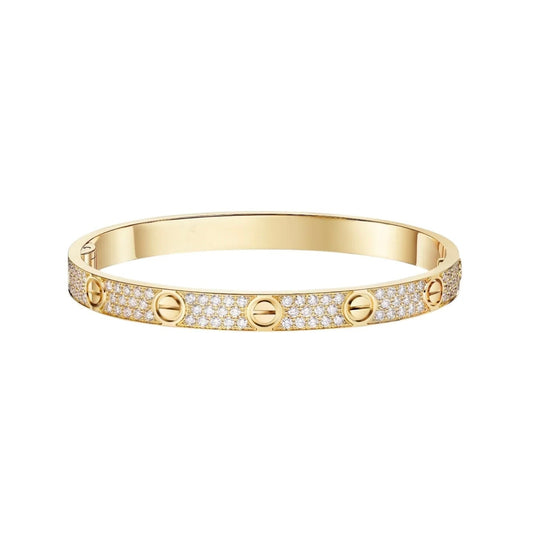 [⭐Mirelle]LOVE BRACELET 6.1MM DIAMOND-PAVED