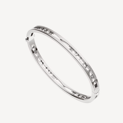 [⭐Mirelle]ZERO 1 SPIRAL LOGO SILVER BRACELET
